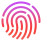 Capteur Touch ID situé dans le coin supérieur droit du clavier de MacBook Air